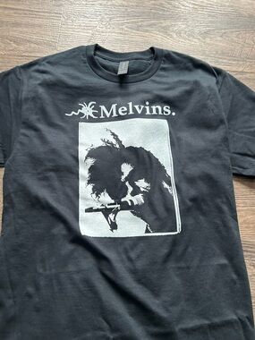Melvins Men’s Black Graphic Band T-Shirt X-Large